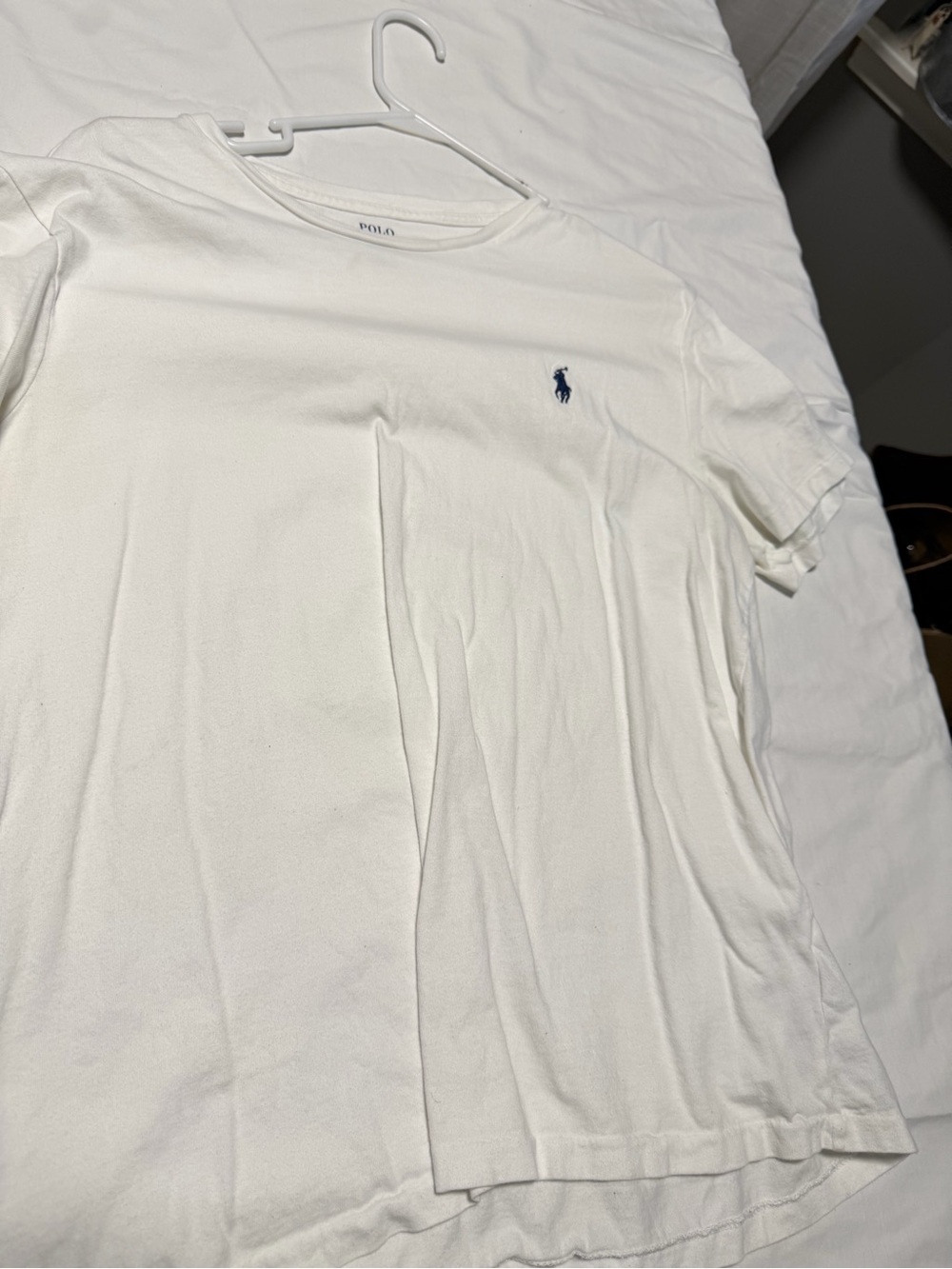 Polo by Ralph Lauren White Tee with Navy Pony
